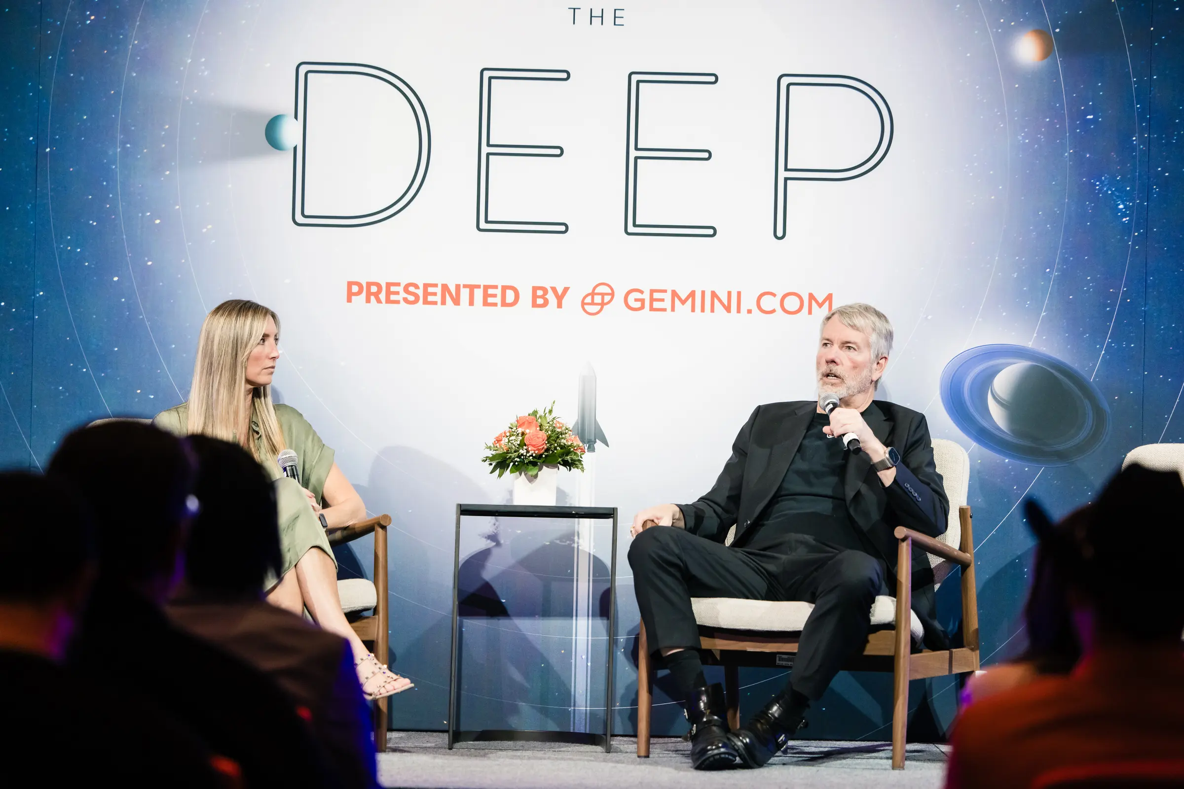 Fireside conversation on The Deep stage